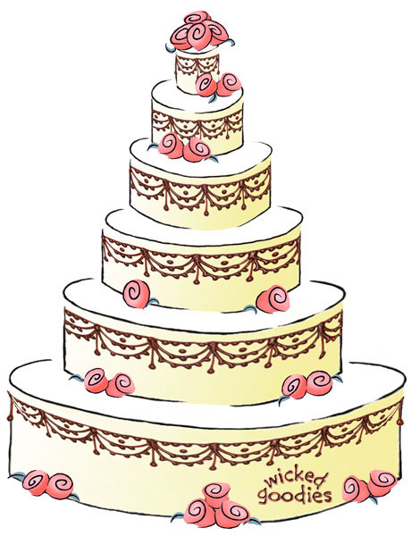 Cartoon Wedding Cakes ~ Wedding Borders Clipart Border Rustic ...