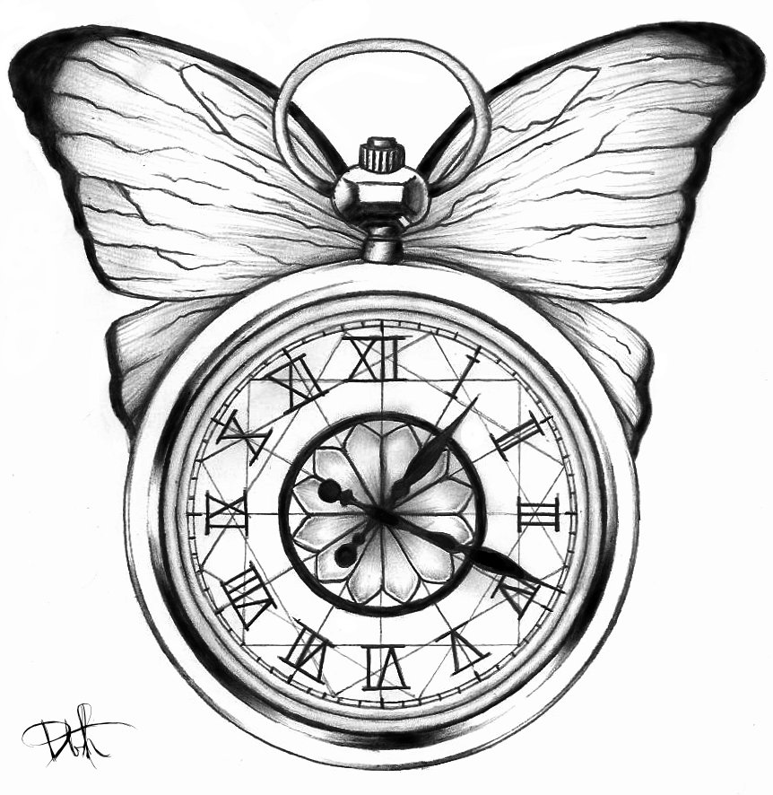 Clock Tattoos Meanings Pictures Designs and Ideas  TatRing
