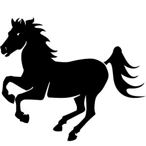 Free Horse Vector Graphics #16 - Highland Pony