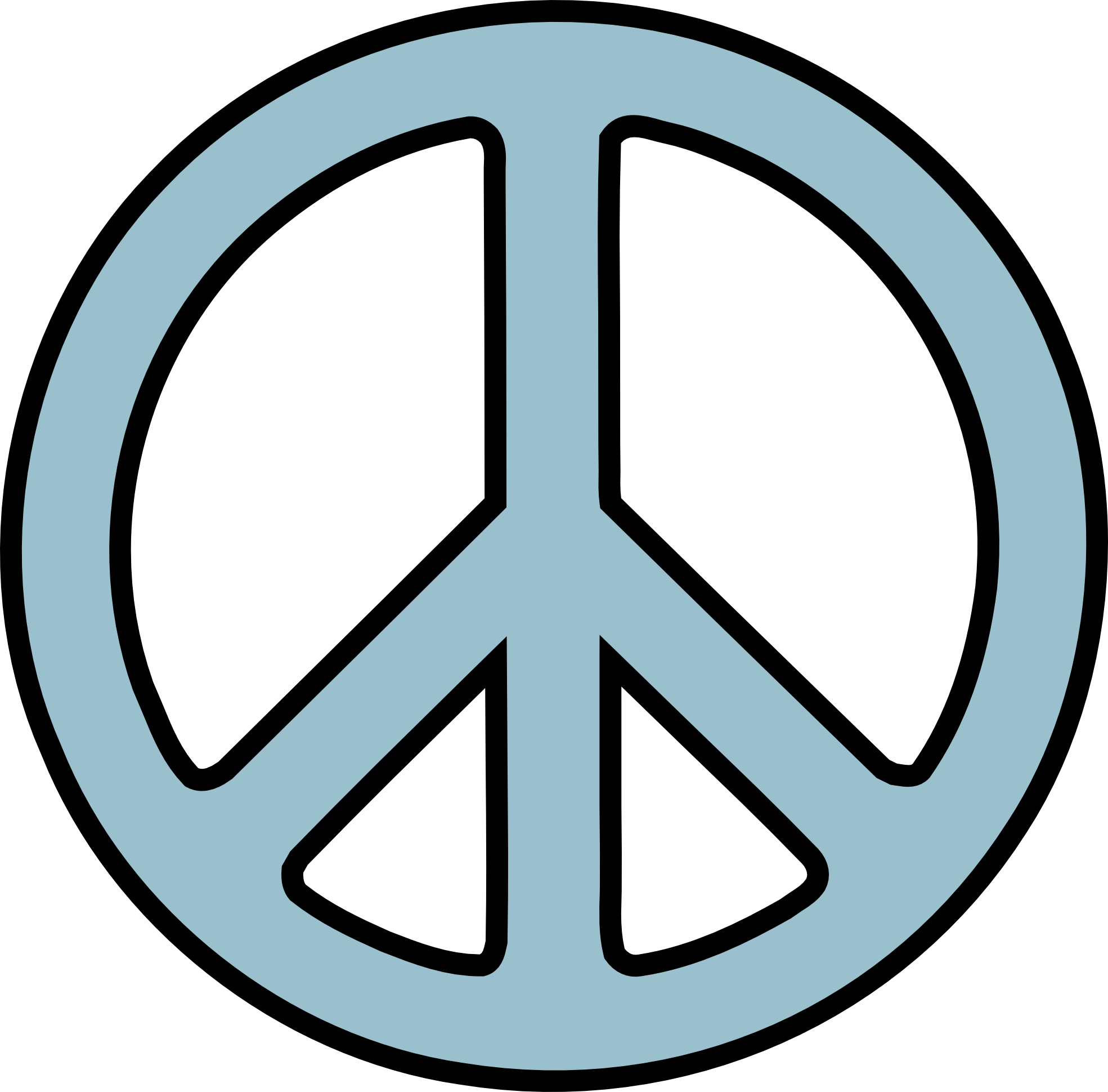 Peace Sign Clip Art Black And White | Clipart library - Free Clipart 