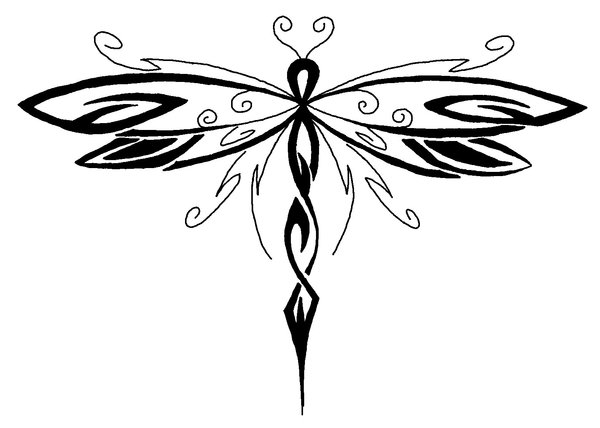 Drawings Of Dragonflies - Clipart library