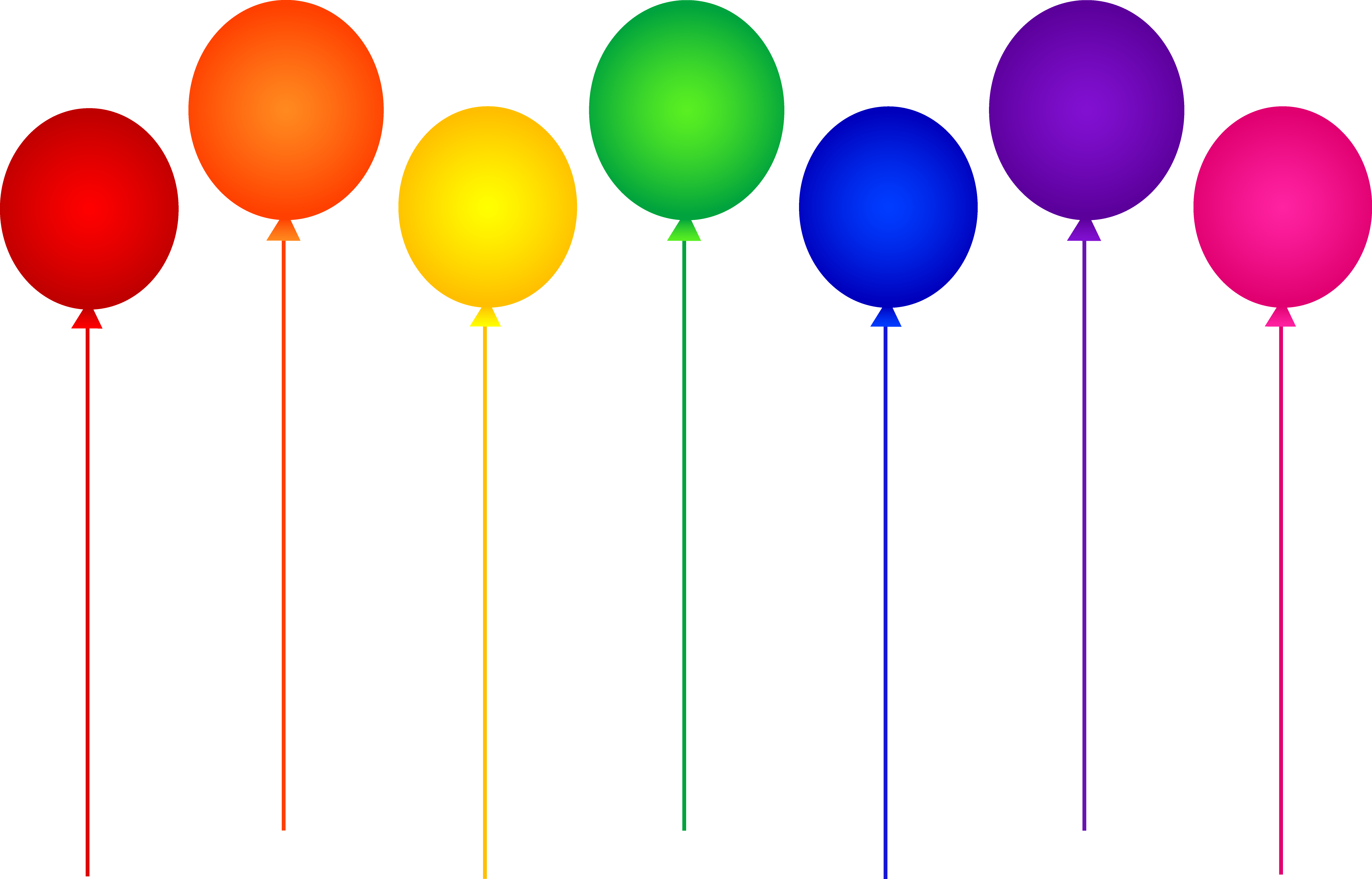 Rainbow Balloons Vector Illustration for Pride, Celebrations & Design