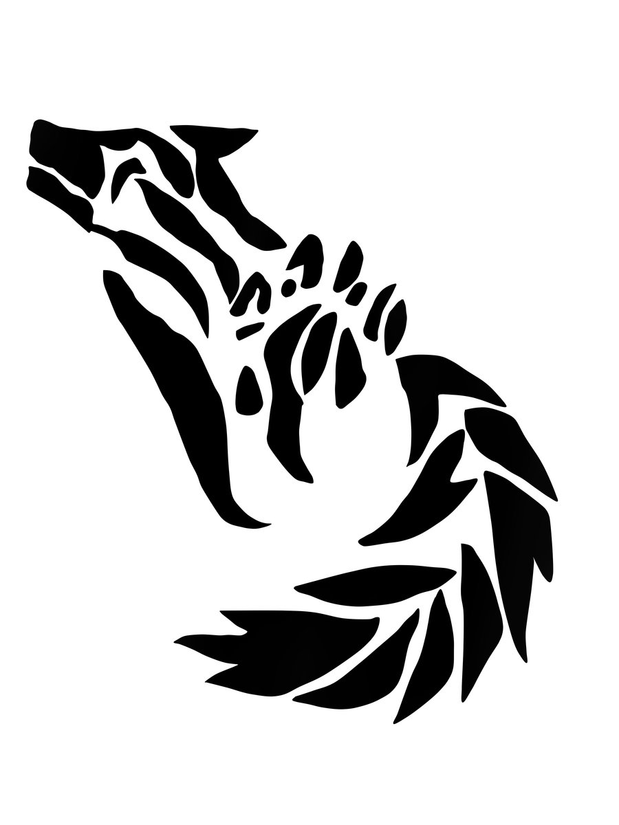 Free Running Wolf Tattoo, Download Free Running Wolf Tattoo png images ...
