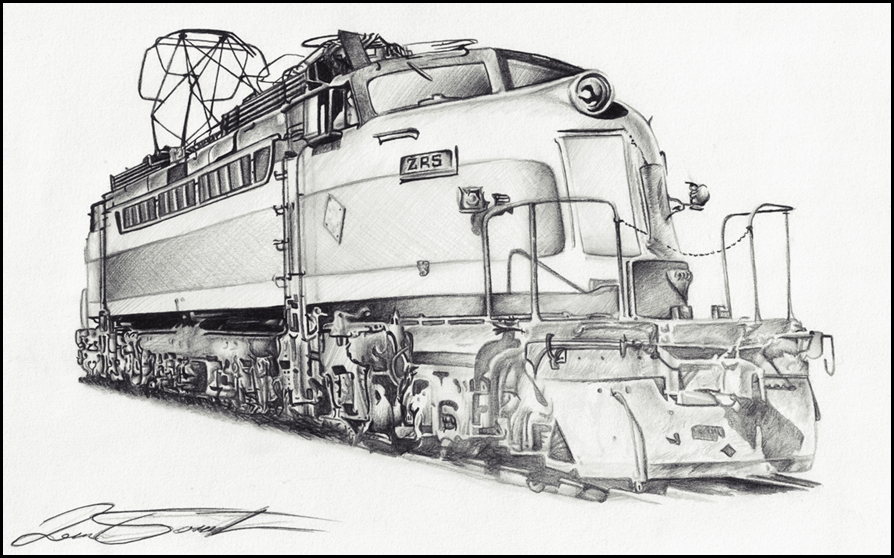 Cartoon locomotive retro train sketch drawing of children s flat style set  Stock Vector Image & Art - Alamy