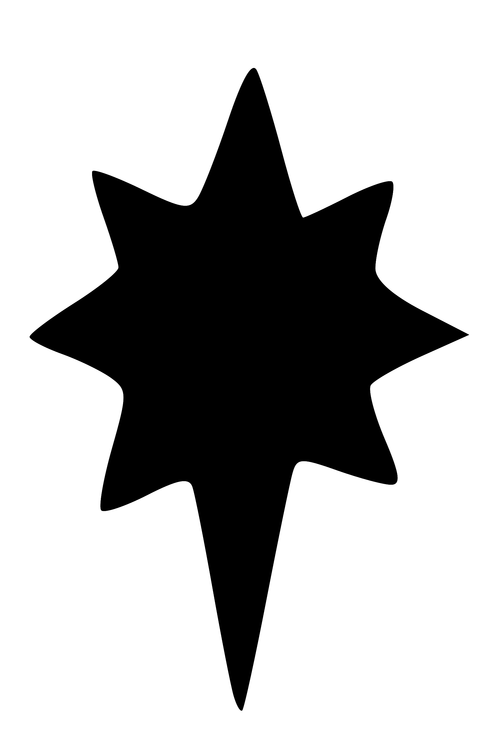 nativity star silhouette