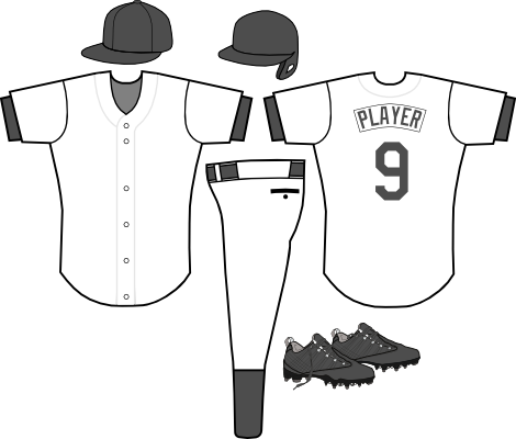 baseball uniform outline