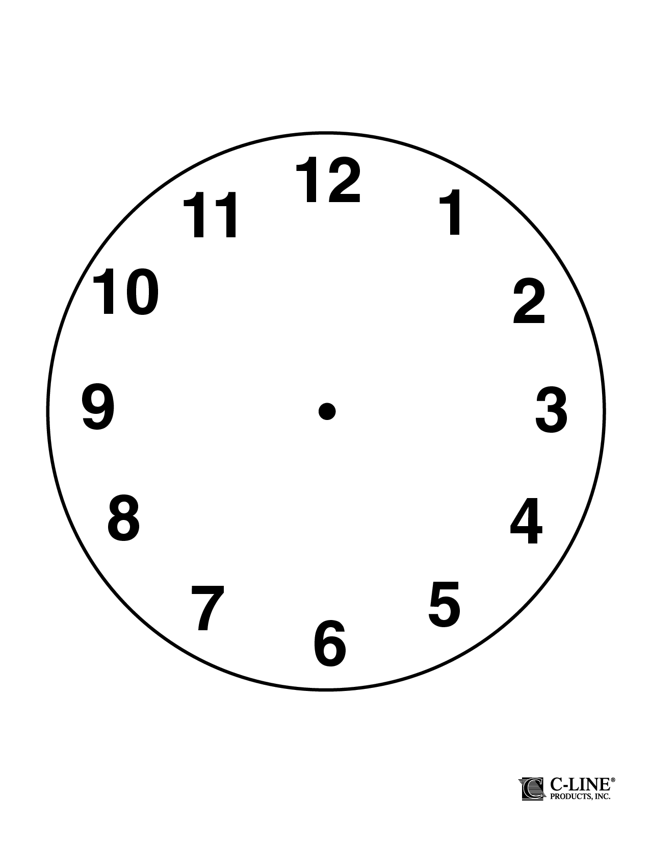 Clock Face Template | The Onion