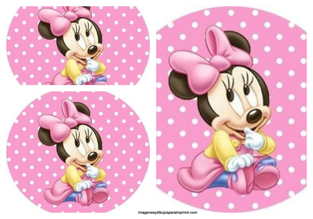 baby minnie mouse cutouts