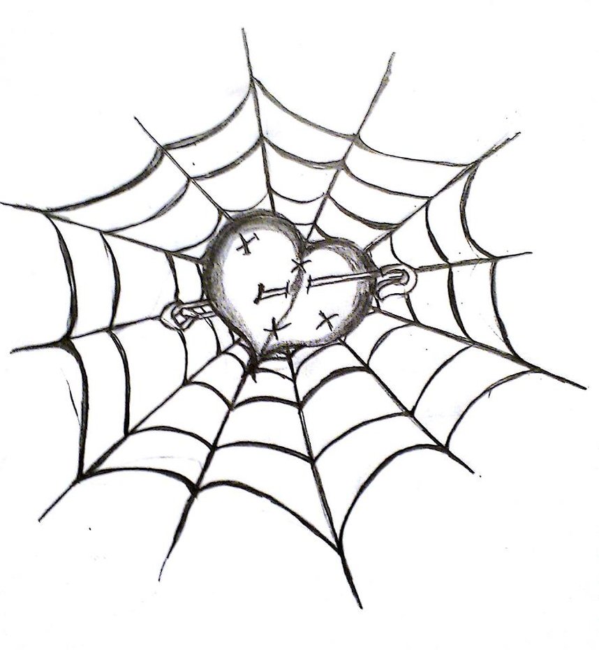 Spider web - Clip Art Library
