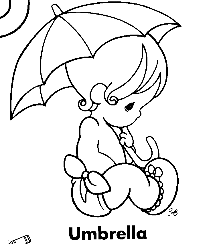 Angel Precious Moments Coloring Page Tattoo