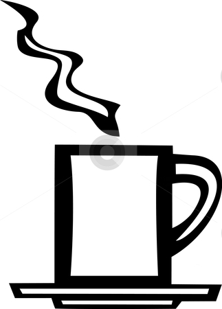 White Coffee Mug stock vector