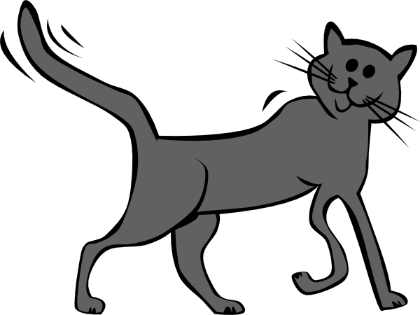 pictures or clipart of animated cats