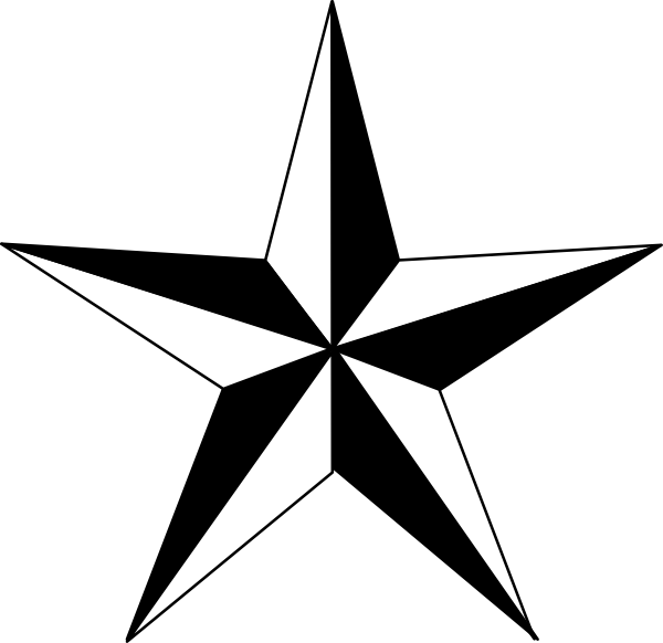 Texas Star clip art - vector clip art online, royalty free 