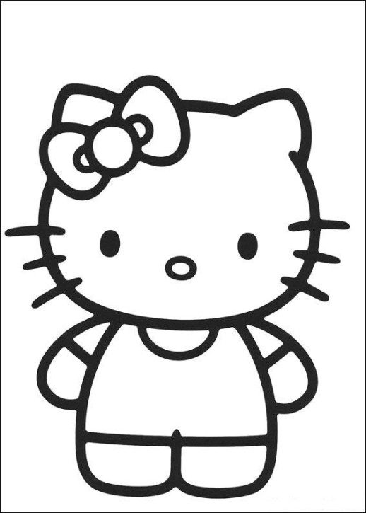 Easy Step-by-Step Cat Drawing for Kids Coloring Page | Easy Drawing Guides-anthinhphatland.vn