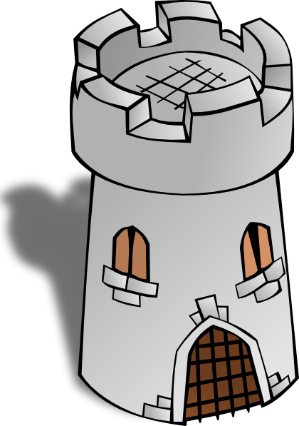 Medieval Castle Tower Illustration - Free Clipart for Fantasy Projects
