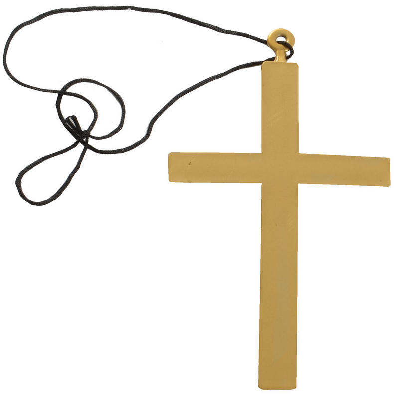 Simple Gold Cross Pendant Necklace - Faithful Symbol for Daily Wear