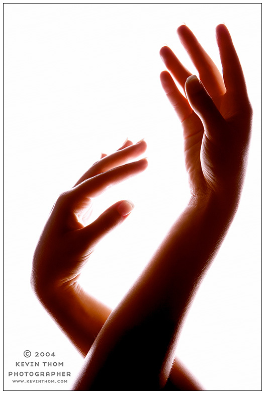 Silhouetted Hands Reaching Upward - Artistic Human Expression Photography