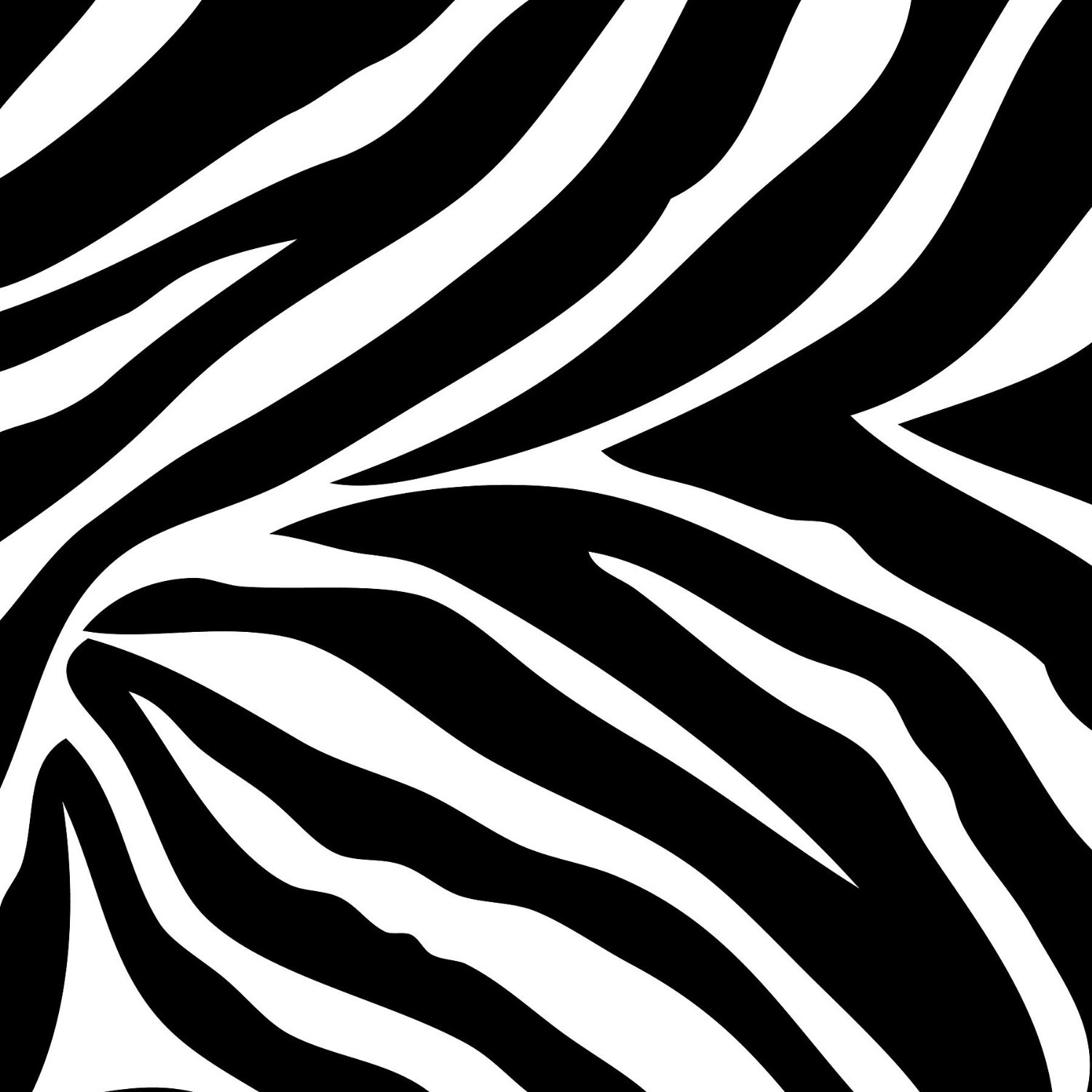 Black and White Zebra Print, cheetah wallpaper for bedroom - Shia 
