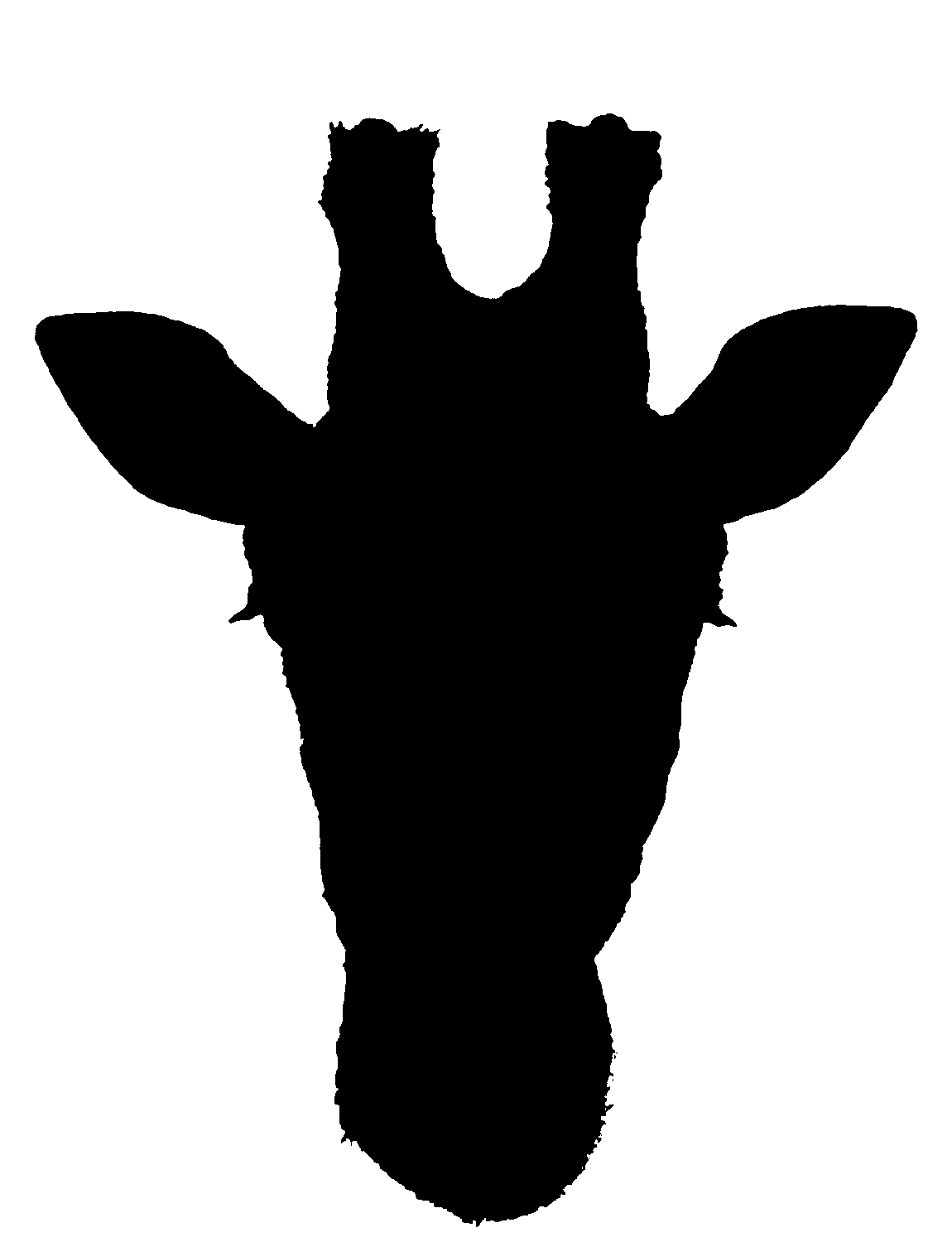 Giraffe Head Silhouette Clip Art | Clipart library - Free Clipart Images
