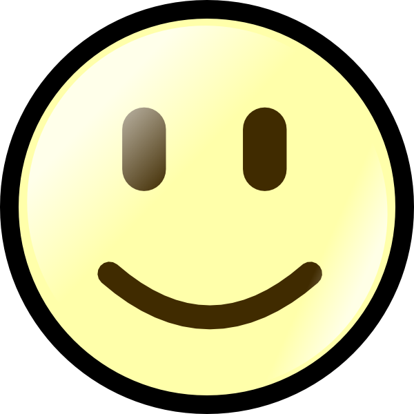 Smiley Face Vector - Clipart library
