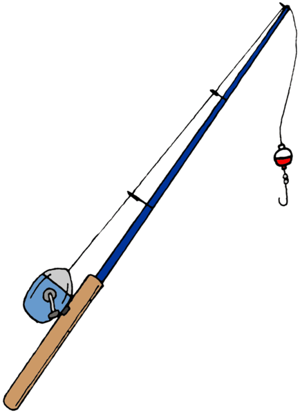 Fishing Pole image - vector clip art online, royalty free  public 