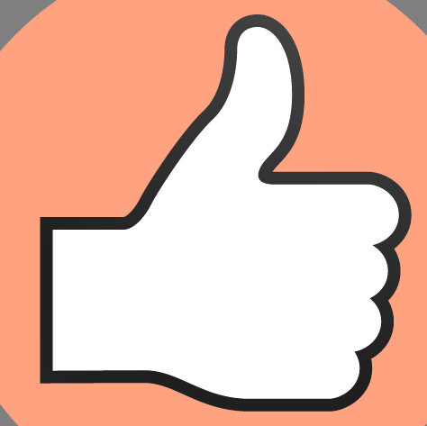 Thumbs up like hand sketch Royalty Free Vector Image