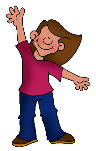 person waving goodbye clipart