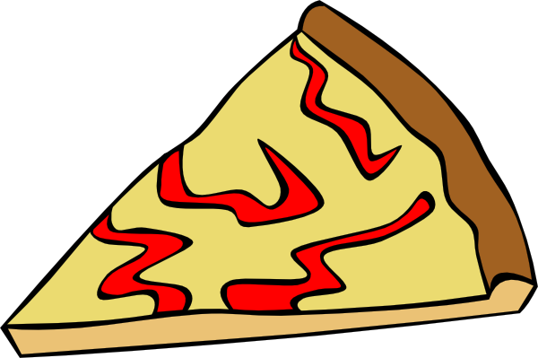 Cheese Pizza Slice clip art Free Vector 
