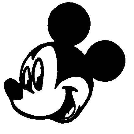 Mickey Mouse Head Silhouette 