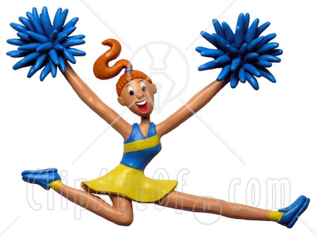 Clipart Cheerleader Cheerleading Graphics Clipart - Free Clip Art 