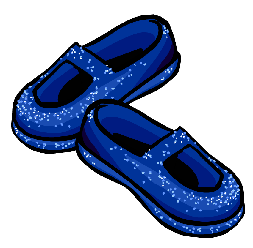 Blue Stardust Slippers - Club Penguin Wiki - The free, editable 