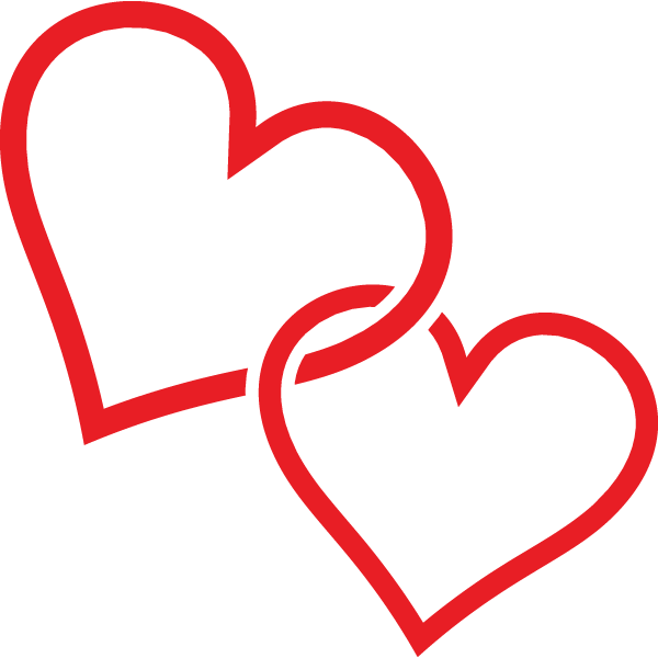 Intertwined Hearts Clip Art - Clipart library