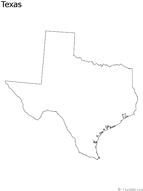 The US50 - A guide to the state of Texas - Geography
