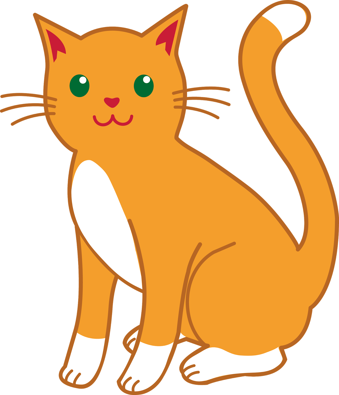 Thinking Cat Clipart Png - Desenho De Gato Simples - 1834x2090 PNG Download  - PNGkit