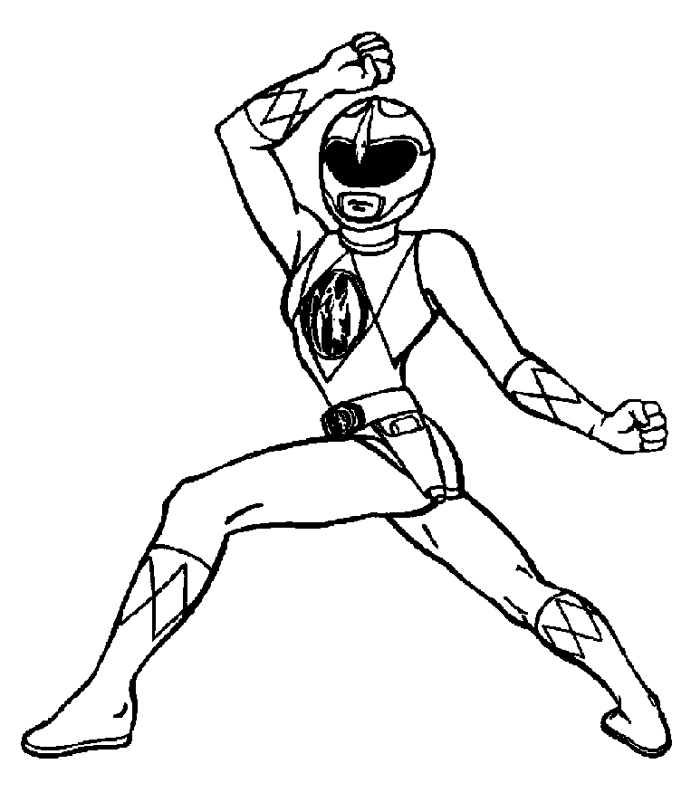 Power Rangers Colouring Pages female - smilecoloring.com