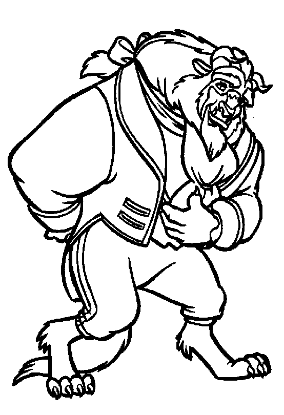 Coloring Page - Beauty and the beast coloring pages 36