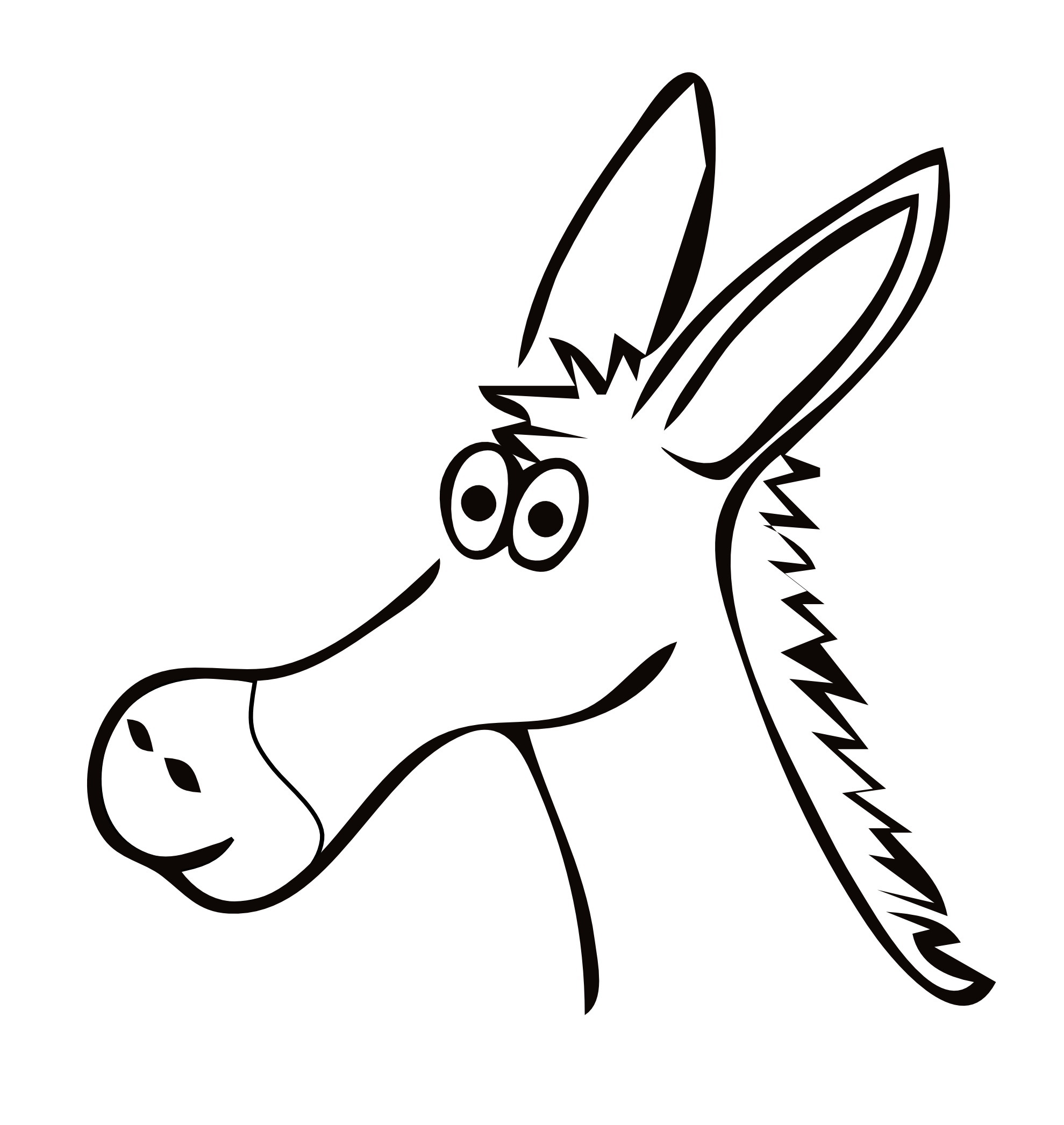 Donkey Clip Art - Clipart library