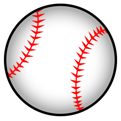 Baseball With Face Clipart