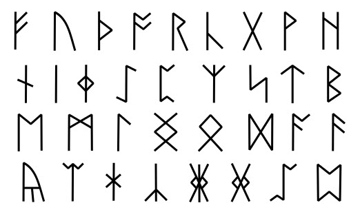 anglo saxon runes - Clip Art Library