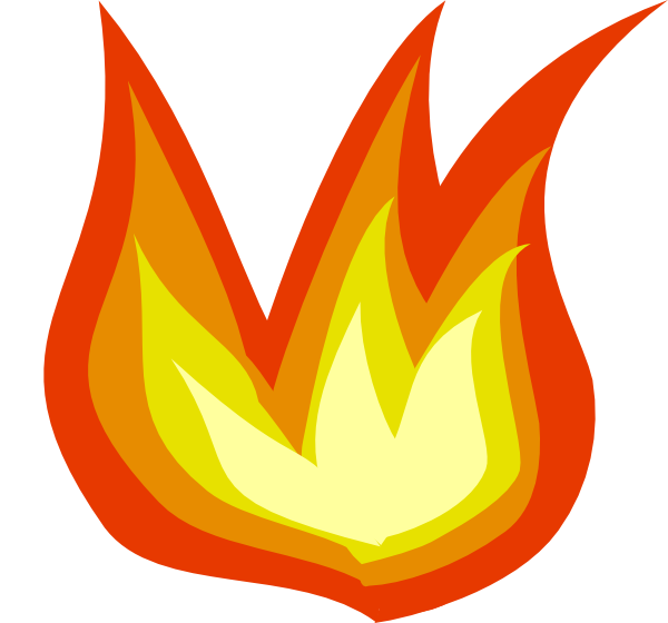Blue And Yellow Flame Clip Art at  - vector clip art online,  royalty free & public domain