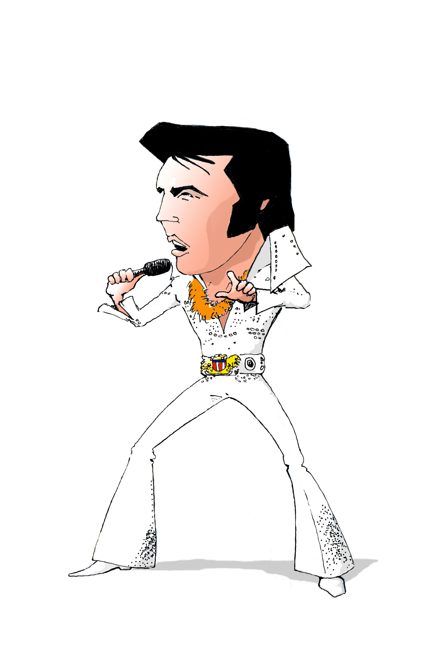 Cartoon Elvis The King of Cartoons