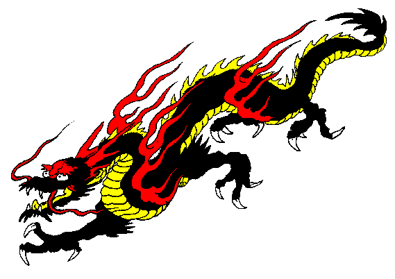 chinese dragon flame orange graphic | Dragon boating | Clipart library