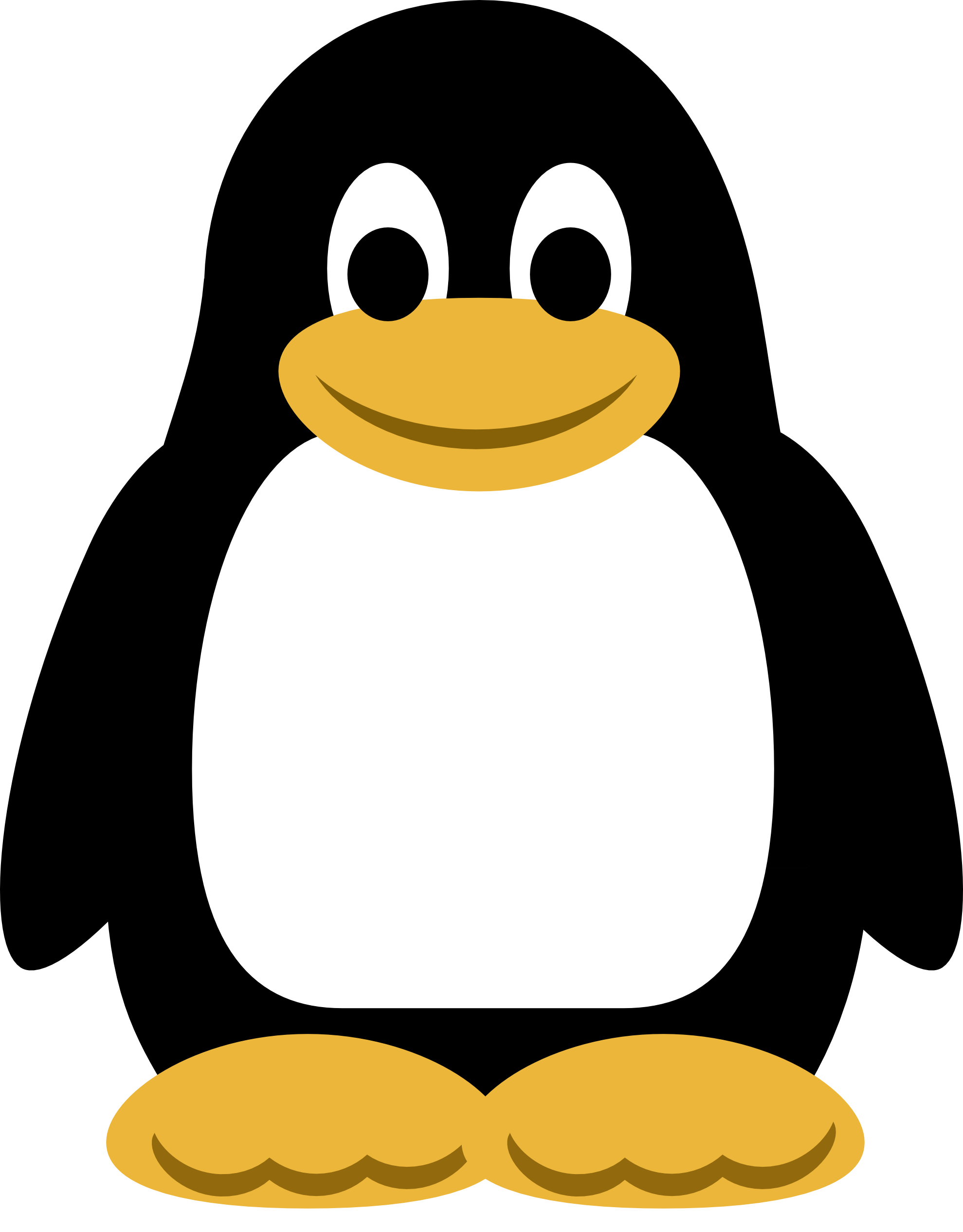 Tux the Penguin - Official Linux Mascot Illustration