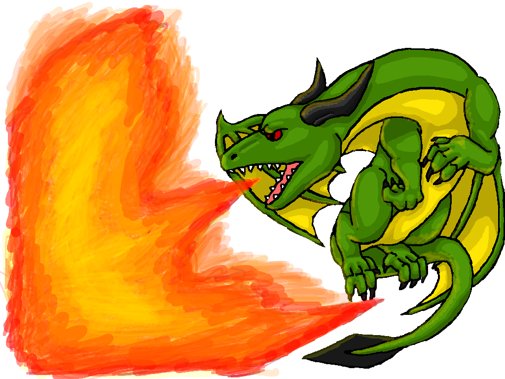 Image - Green dragon breathing fire by dragonfriendhaj-d5nchxs.png 