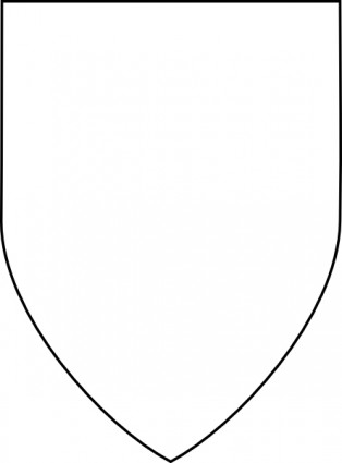 Simple Shield clip art Vector clip art - Free vector for free download