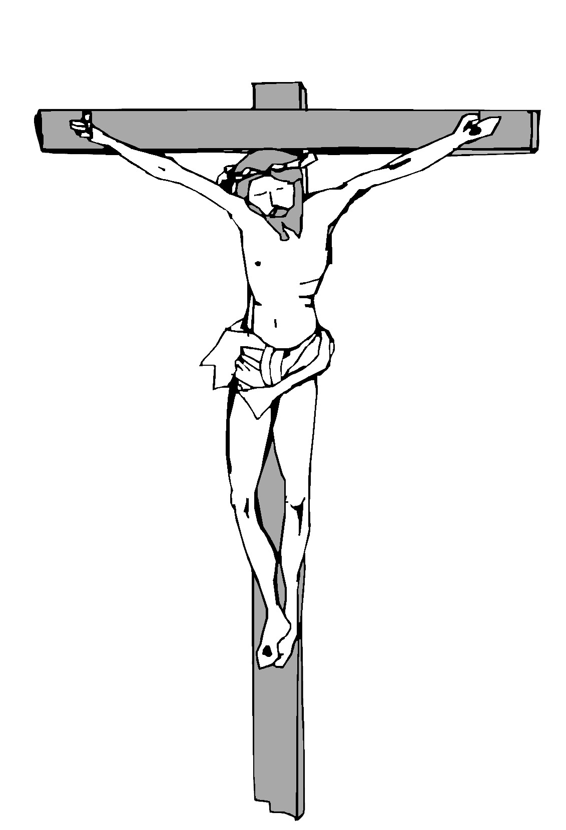 take up your cross clipart children