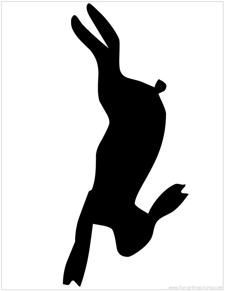 Silhouette Picture Hare | Honey Bunny | Clipart library