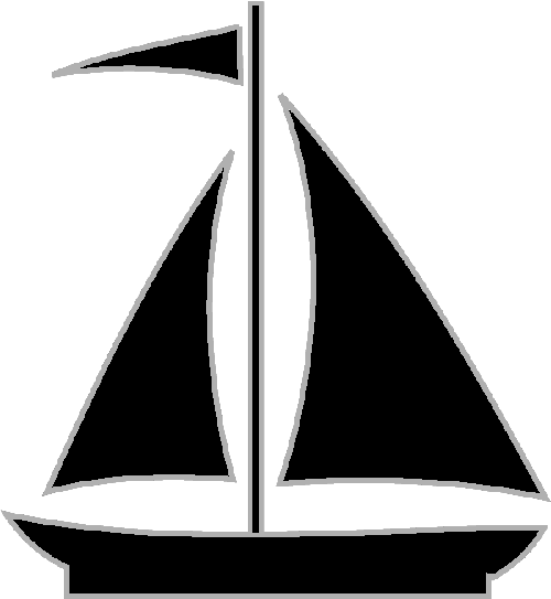 Sailboat Silhouette - Clipart library