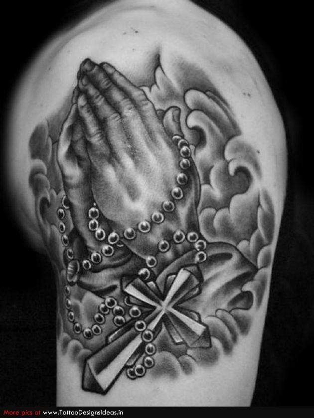 praying angel chest tattoos