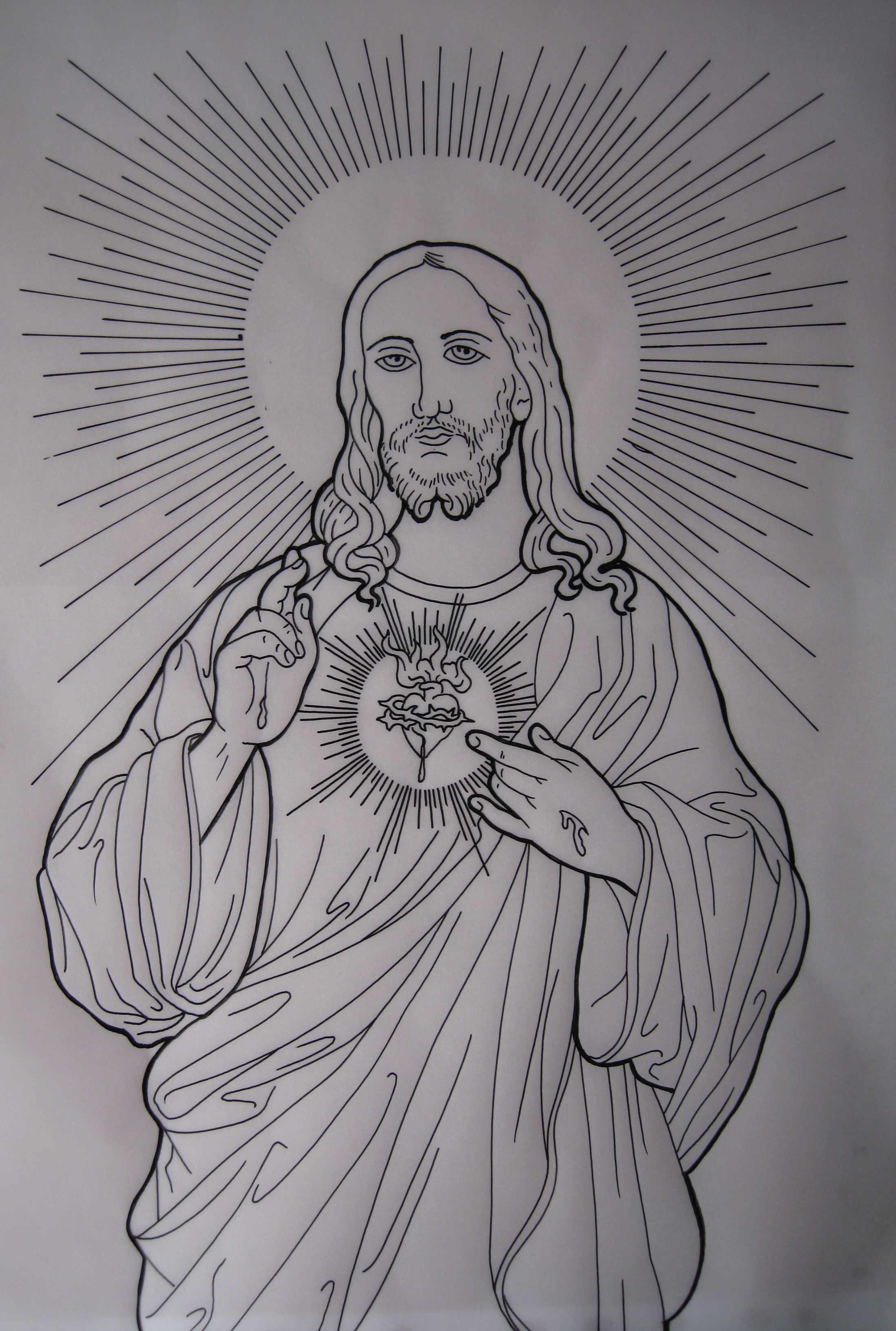 Buy Jesus Healer (Sketch) Art Print | Vanessa Horabuena